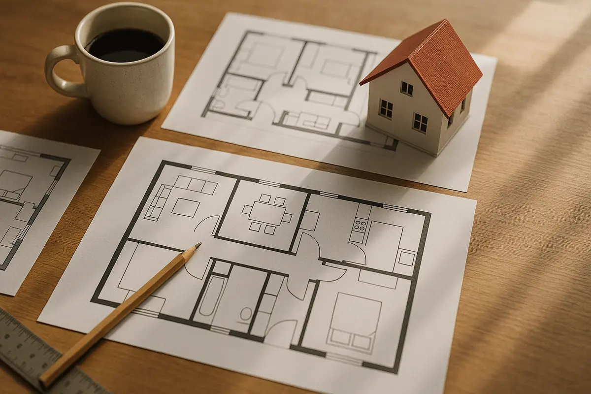 Bauherren-Versicherungen – Bauleiter prüft Rohbau